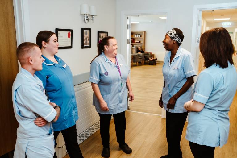 A group of social care workers